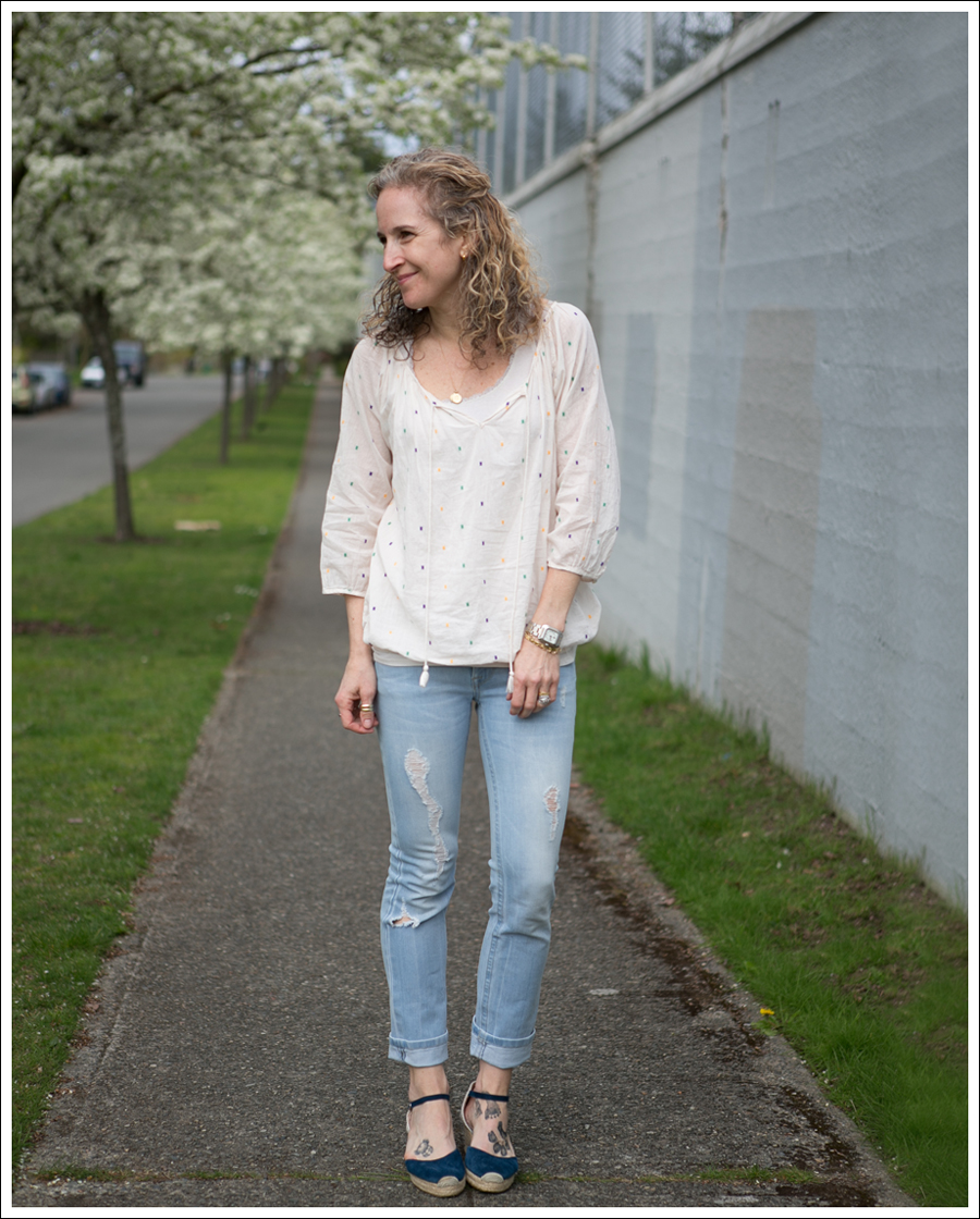 Blog J Crew Boho Top DL1961 Kate Cropped Chaos Facconable Espadrilles-1