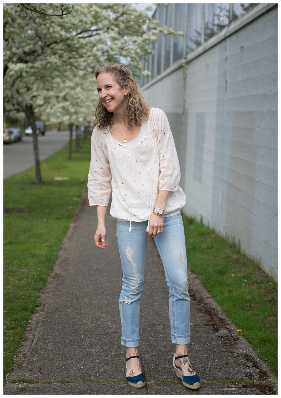 Blog J Crew Boho Top DL1961 Kate Cropped Chaos Facconable Espadrilles-2