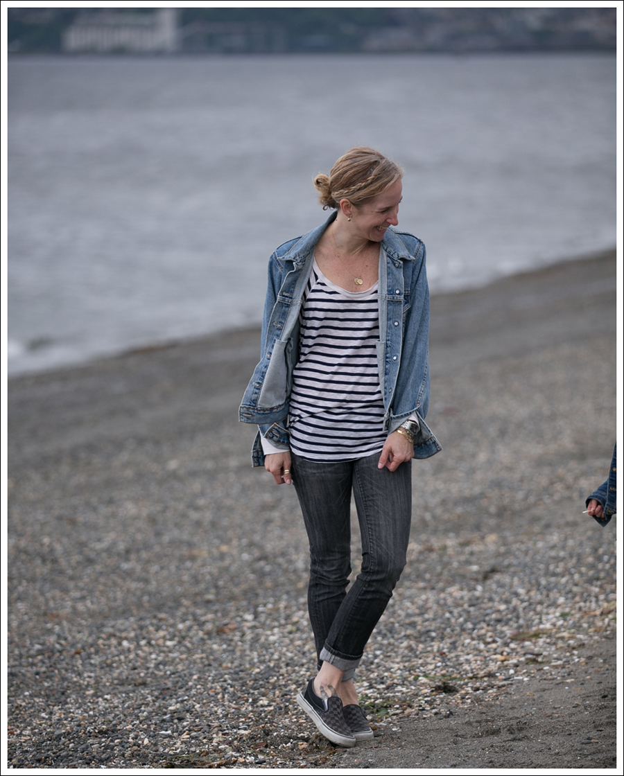 Blog Levis Jacket Splendid Striped Tee COH Gray Ava Checkered Vans-1
