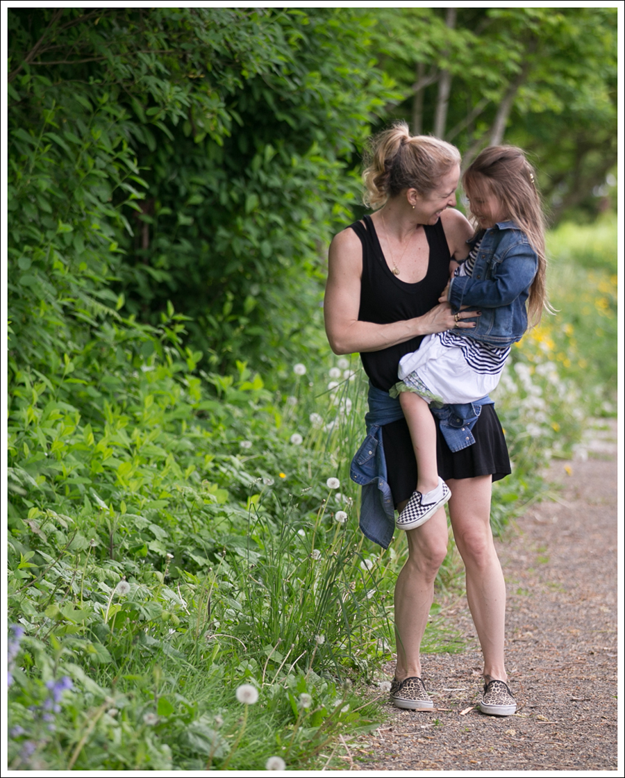 Blog Feel the Piece Tank Dress Gap Denim Shirt Leopard Vans-5