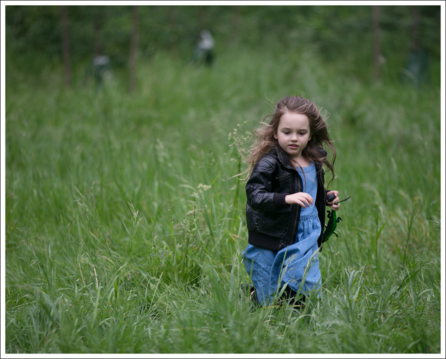 Blog HM Faux Leather Jacket GapKids Chambray Dress-5
