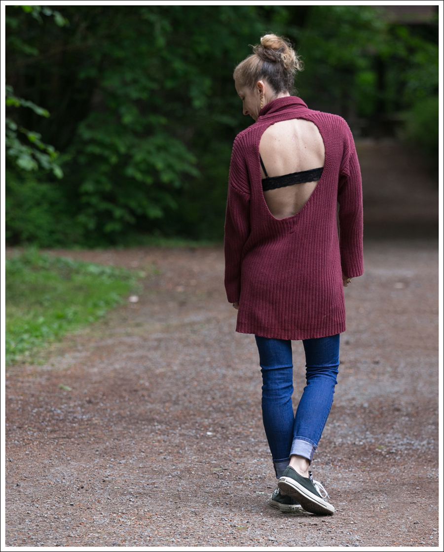 Blog One Teaspoon Open Back Sweater J Brand Skinny Leg Karma Black Converse-2