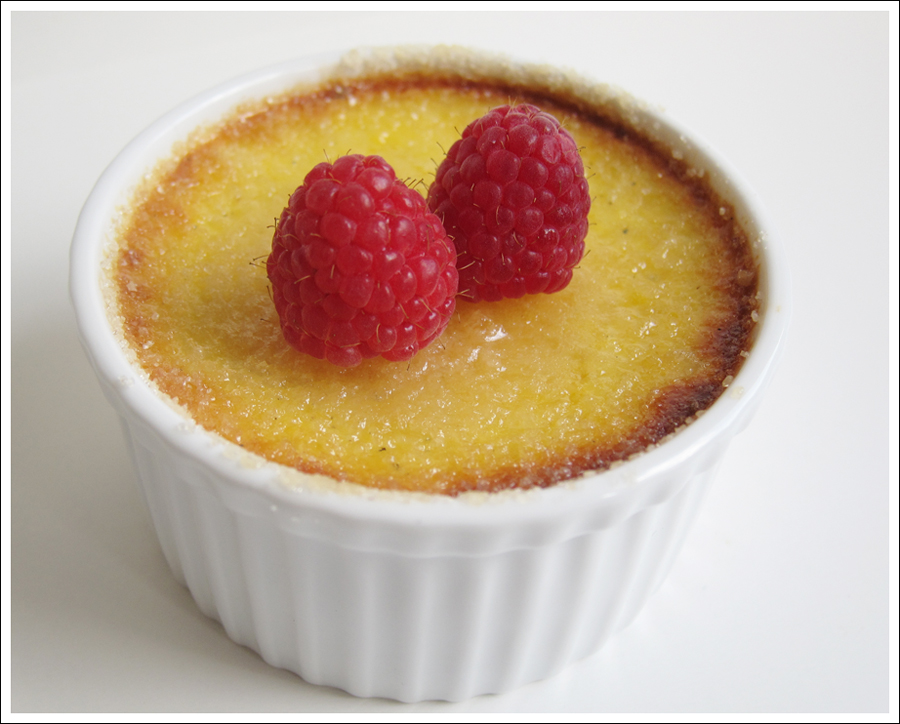 honey creme brulee and raspberries blog (1)