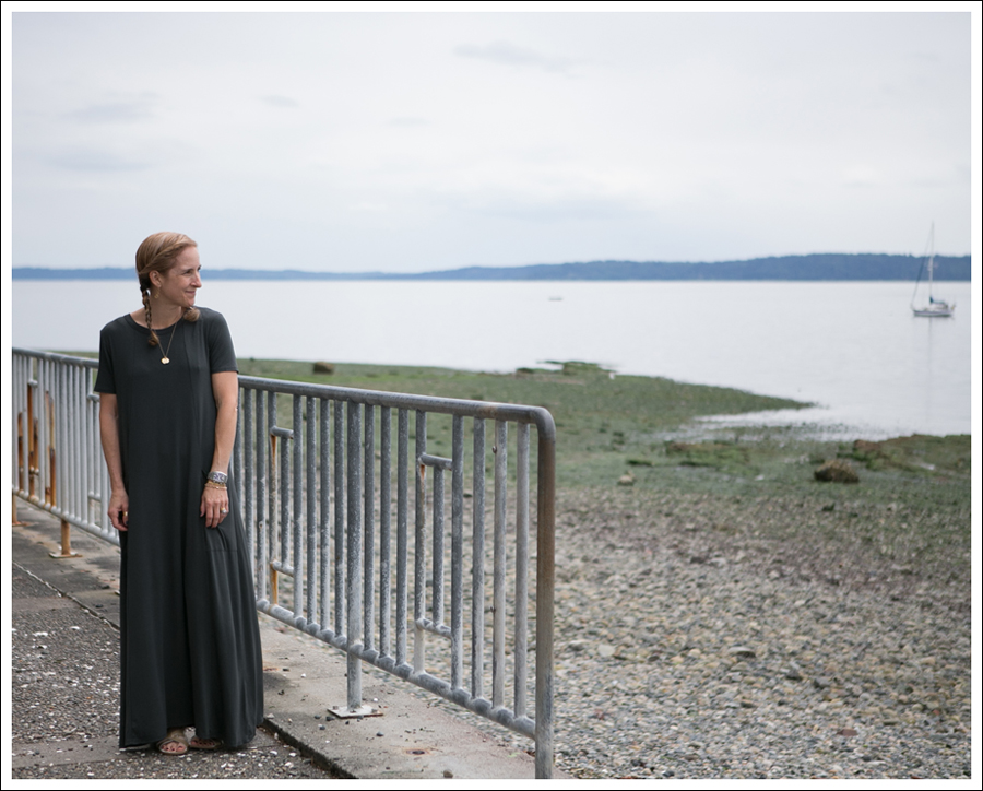 Blog Roulee Pocket Maxi Dress Gold Salt Water Sandals-1