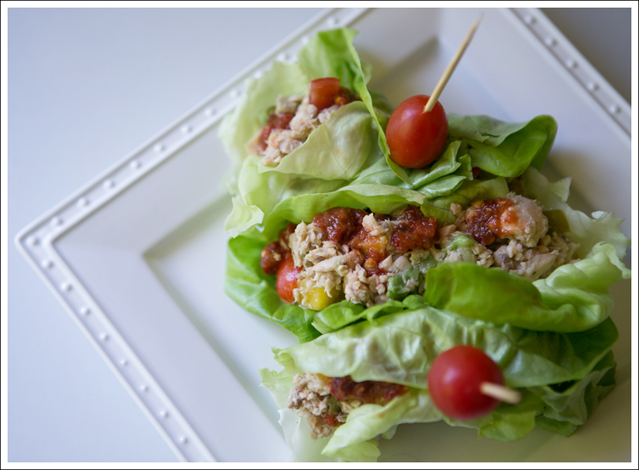 Blog Whole30 Paleo Salmon Avocado Mango Lettuce Tacos-1