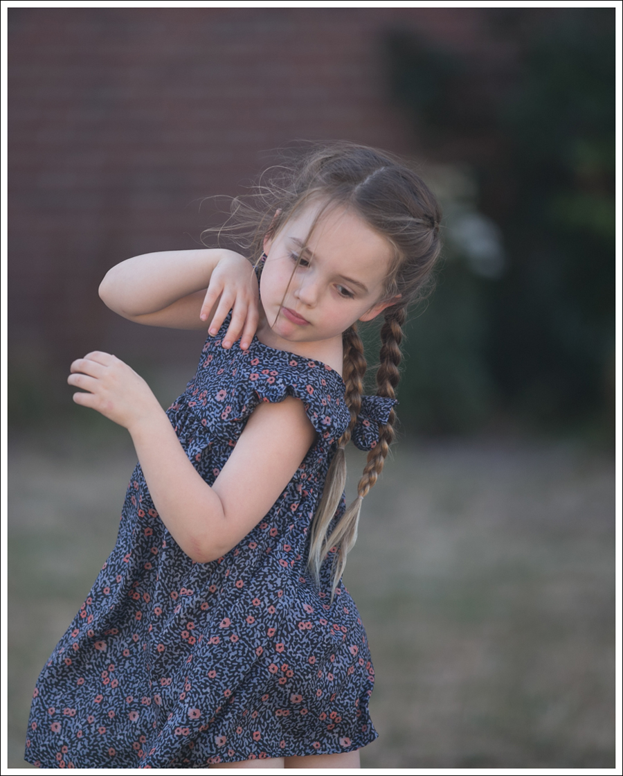 Blog Crew and Lu Midnight Garden Tie Back Dress Hanna Andersson Silver Clogs-4