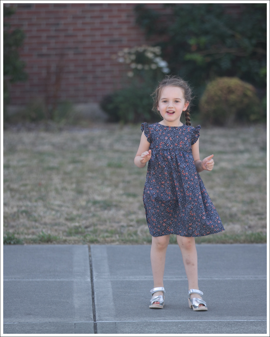 Blog Crew and Lu Midnight Garden Tie Back Dress Hanna Andersson Silver Clogs-5