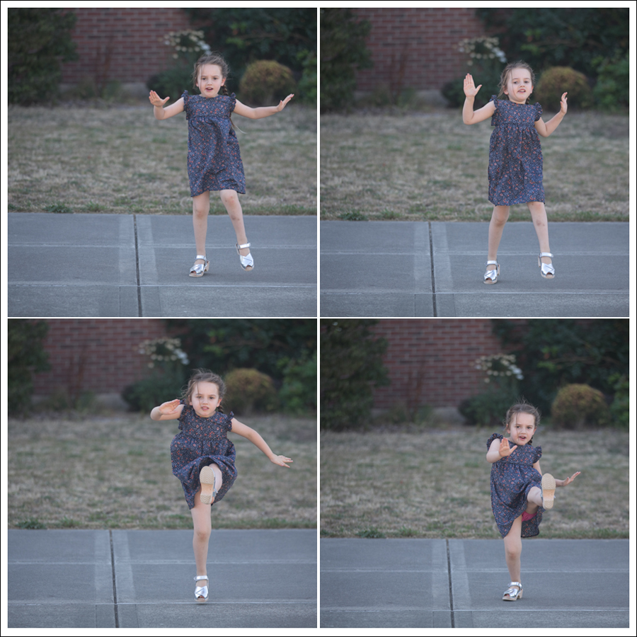 Blog Crew and Lu Midnight Garden Tie Back Dress Hanna Andersson Silver Clogs-6