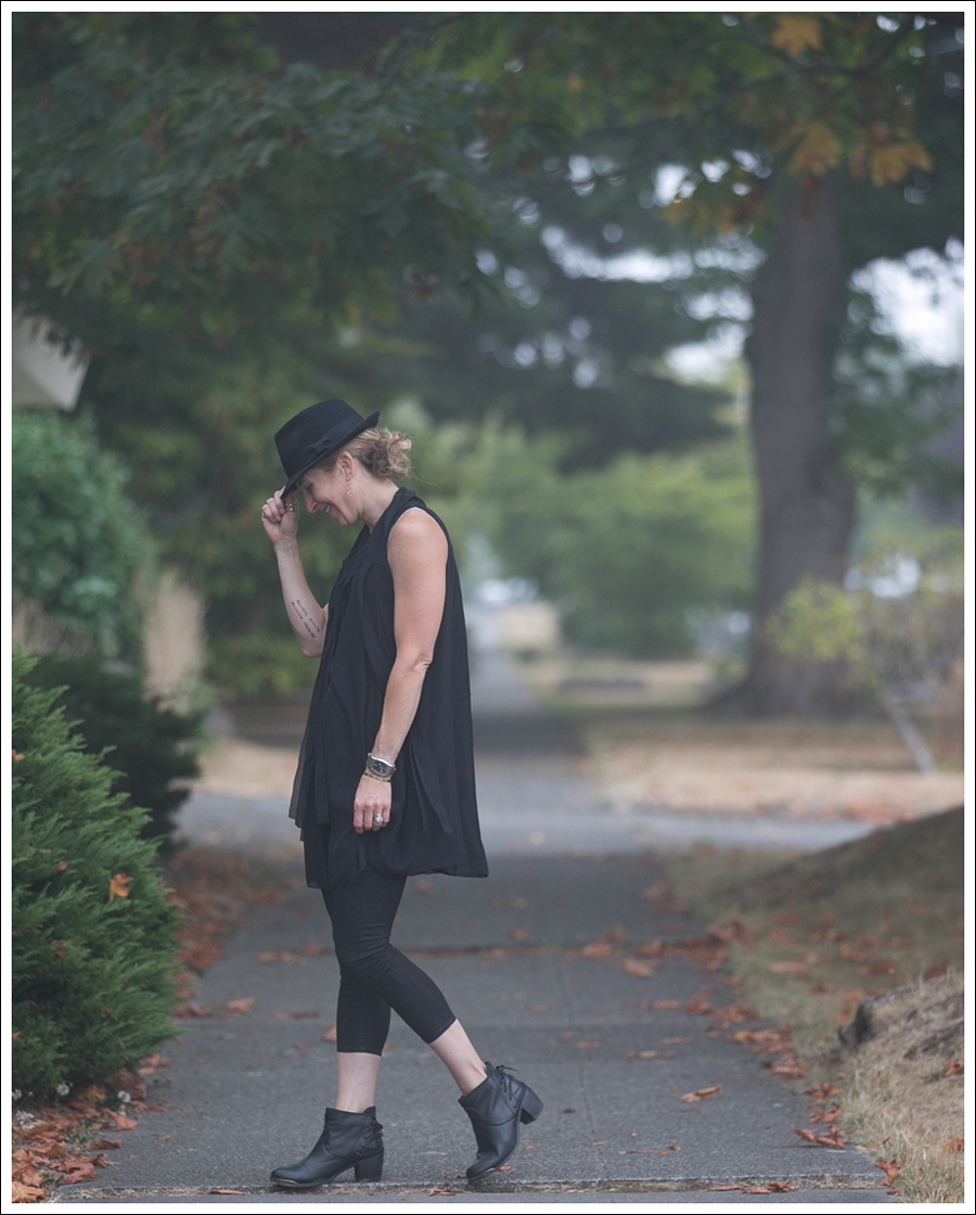 Blog HM Hat 28Twelve Black Dress Helmut Lang 67 Booties-2