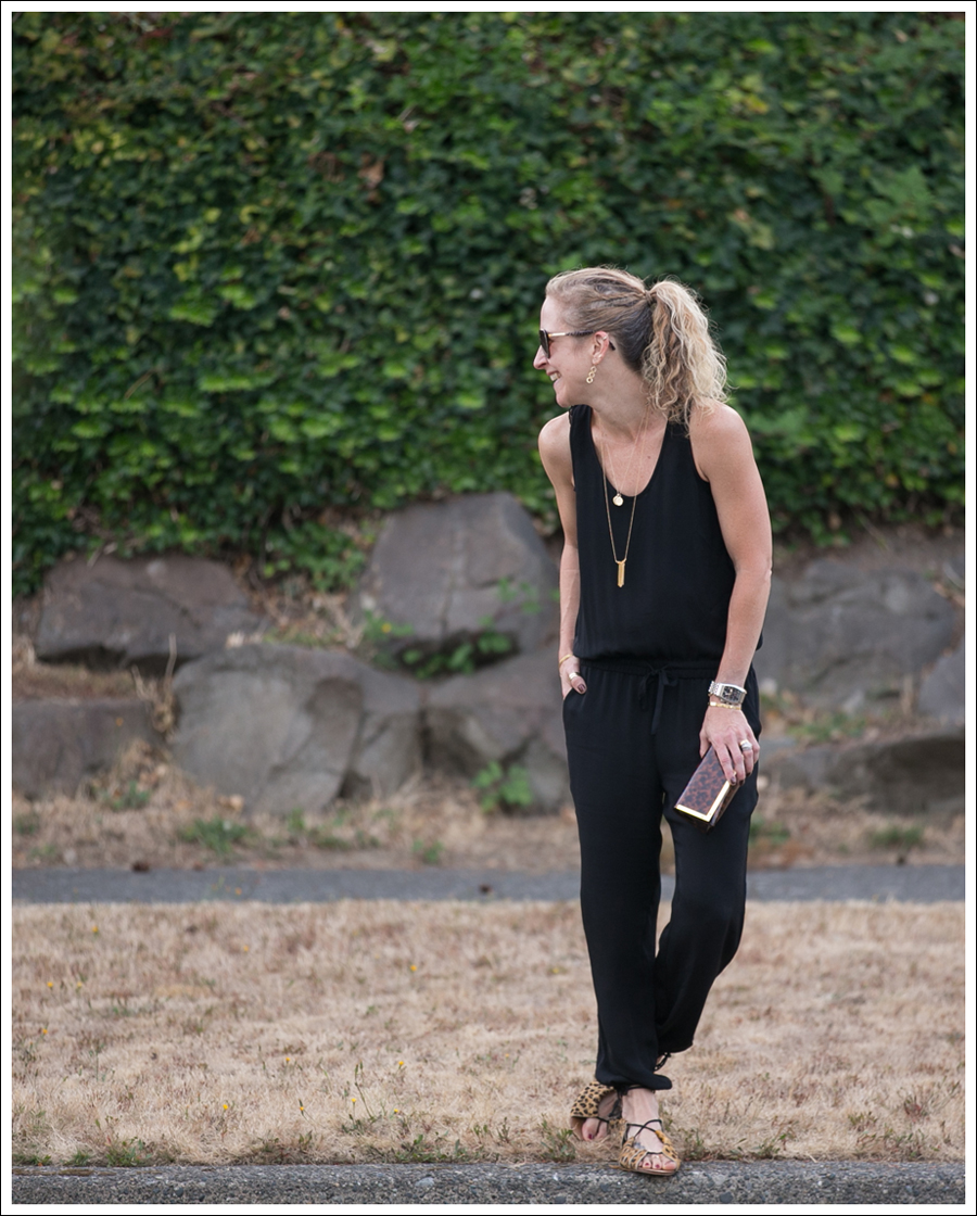 Blog Theory Lortan Jumpsuit Zara Leopard Tie Up Sandals-1