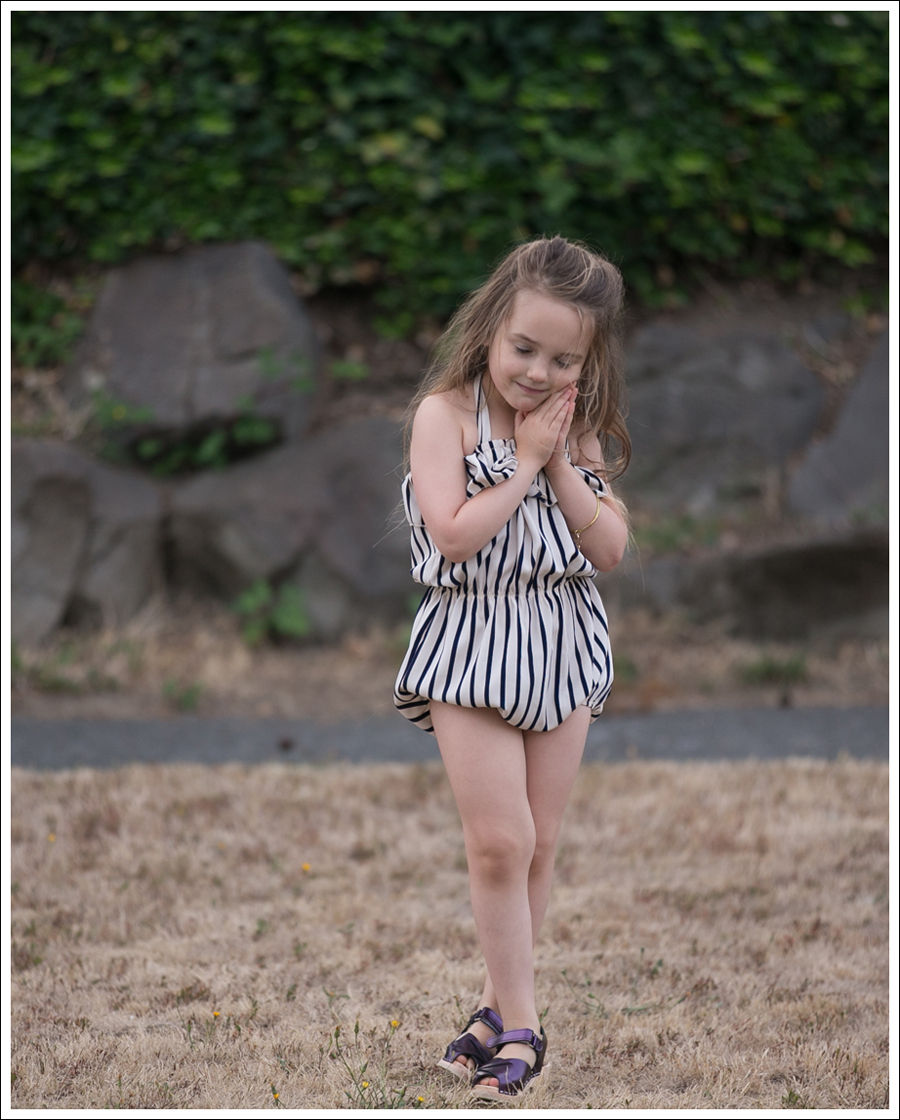 Blog Cru and Lu Striped Playsuit Purple Hanna Andersson Clogs-3