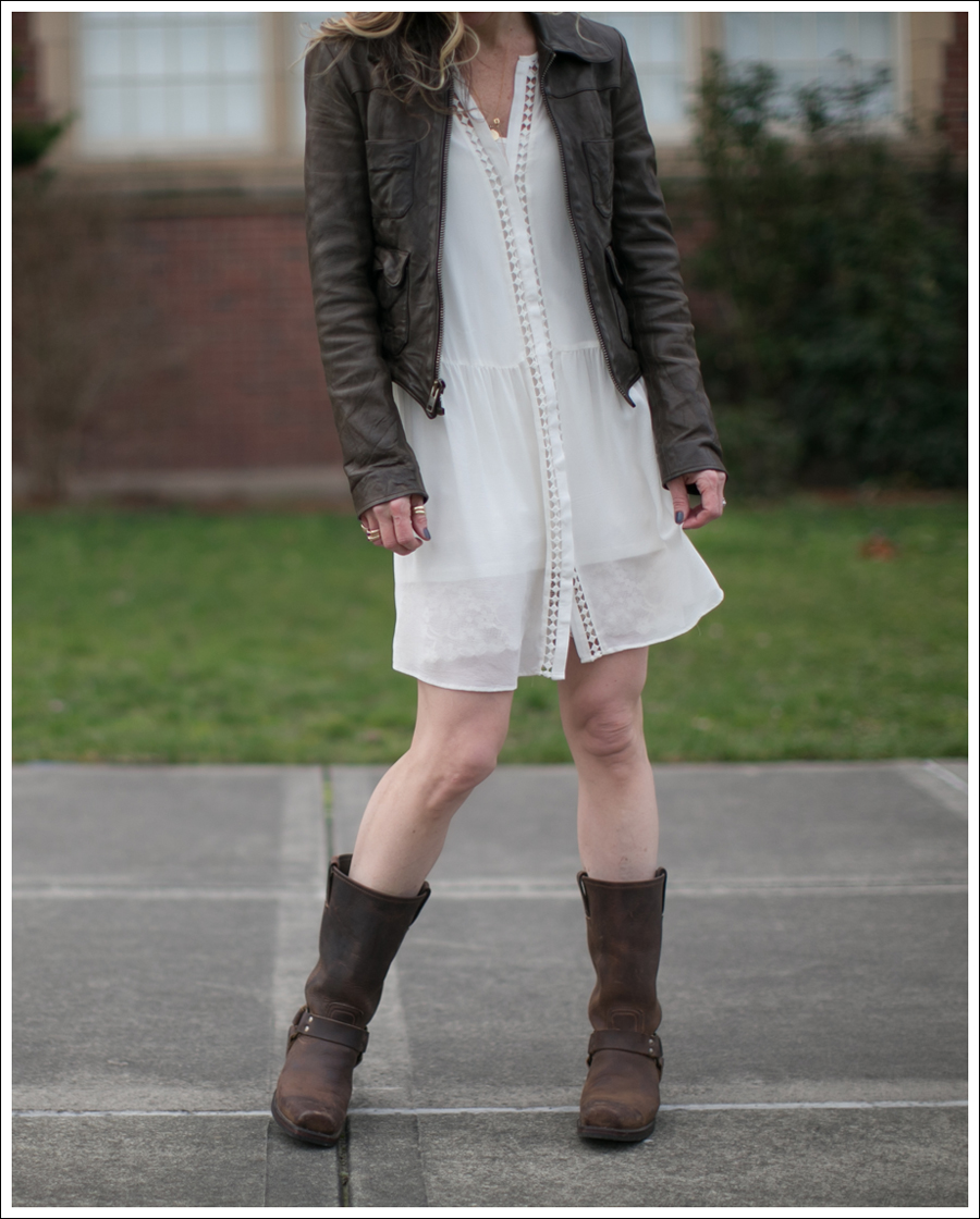 blog-organic-leather-jacket-joie-oshea-dress-frye-harness-boots-1