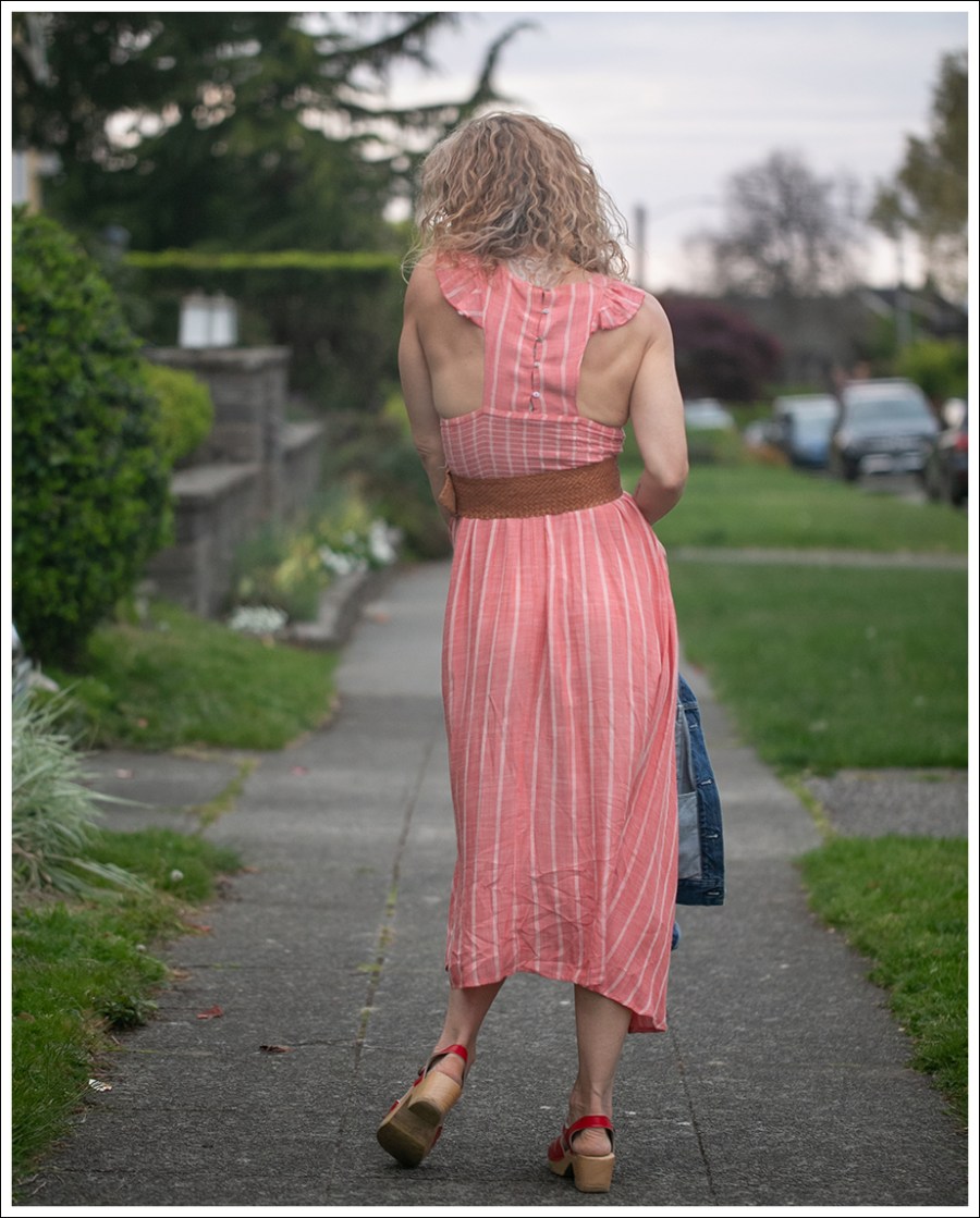 Blog 3 3x1 Denim Jacket Free People Chambray Butterflies Midi Dress Sven Mary Jane Clogs-60
