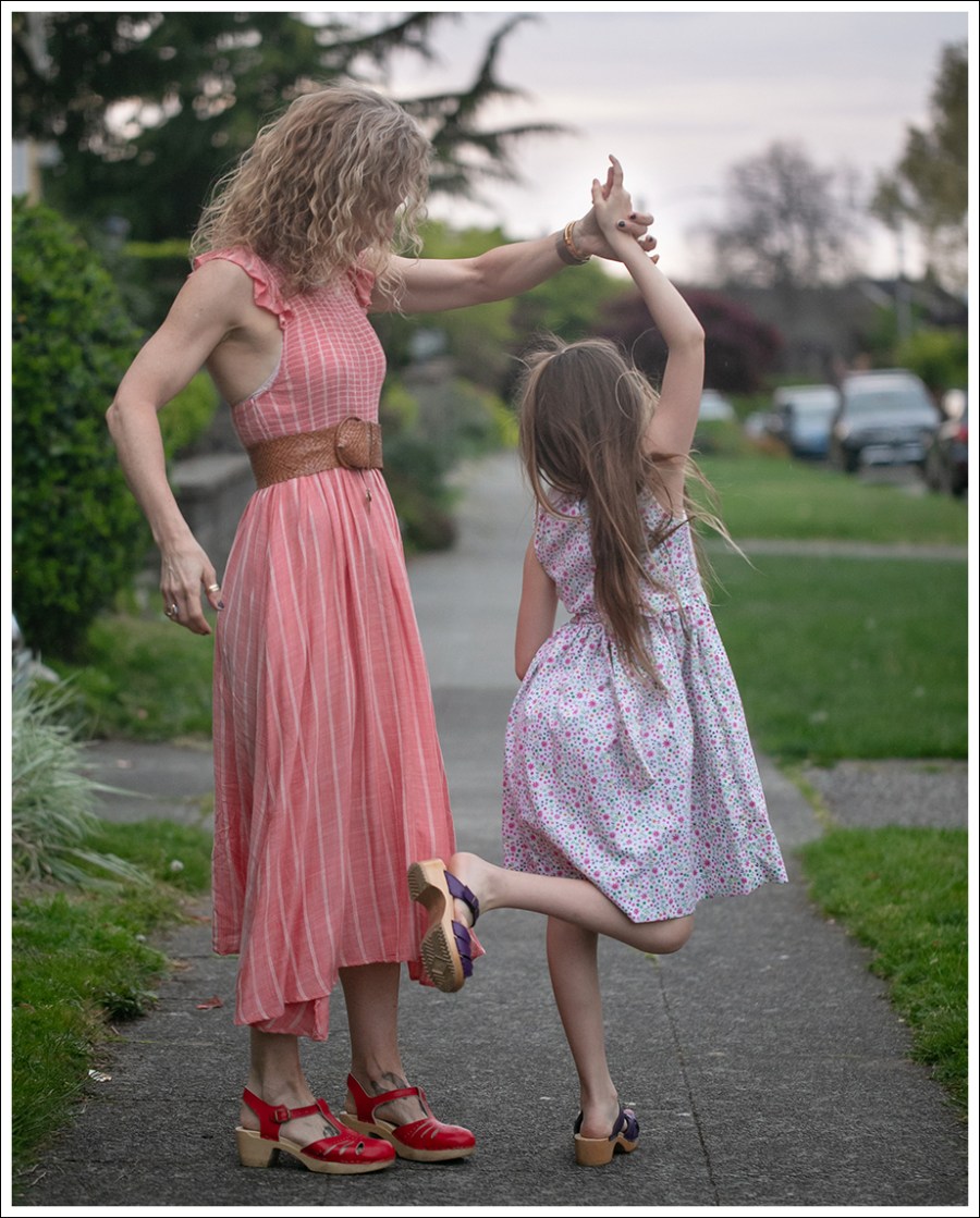 Blog 5 3x1 Denim Jacket Free People Chambray Butterflies Midi Dress Sven Mary Jane Clogs-103