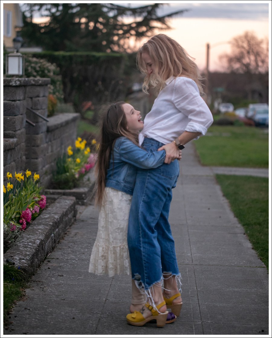Blog 6 J Jill White Button Down DL1961 Hepburn High Waist Denim Sven Yellow Peep Toe Clogs-67