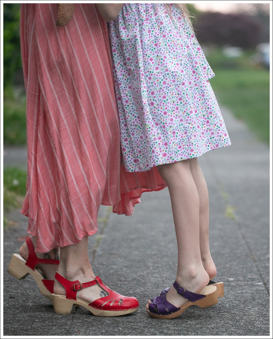 Blog 7 3x1 Denim Jacket Free People Chambray Butterflies Midi Dress Sven Mary Jane Clogs-135