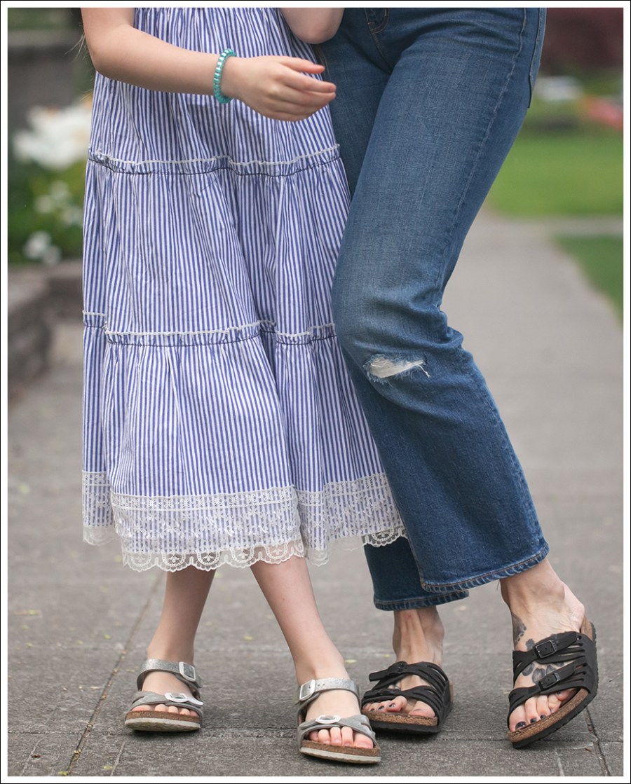 Blog 9 Zara Lace Top La Vie Rebecca Taylor High Waist Jeans Birkenstock Granada-124