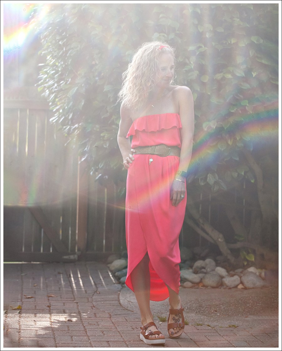 Blog Amanda Uprichard Strapless Silk Dress Reiss Braided Belt Ugg Hanneli Sandals-1