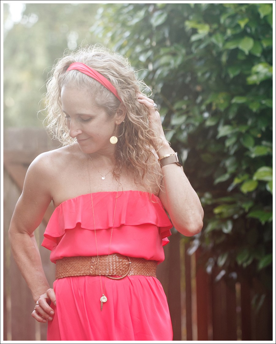 Blog Amanda Uprichard Strapless Silk Dress Reiss Braided Belt Ugg Hanneli Sandals-2