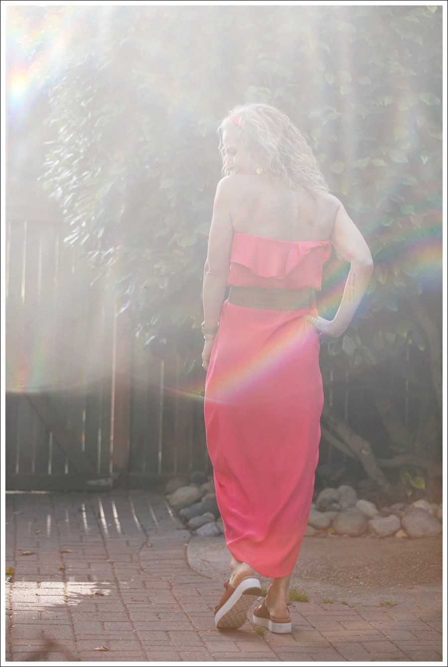 Blog Amanda Uprichard Strapless Silk Dress Reiss Braided Belt Ugg Hanneli Sandals-3