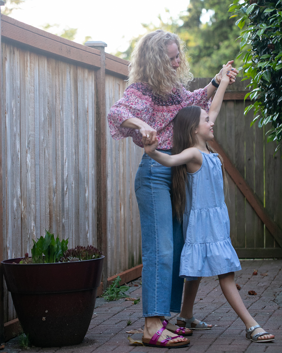 Blog Free People Floral OTS Top CQY Sunday Ultra High-Rise Cropped Wide-Leg Jeans Birkenstock Mayari-4