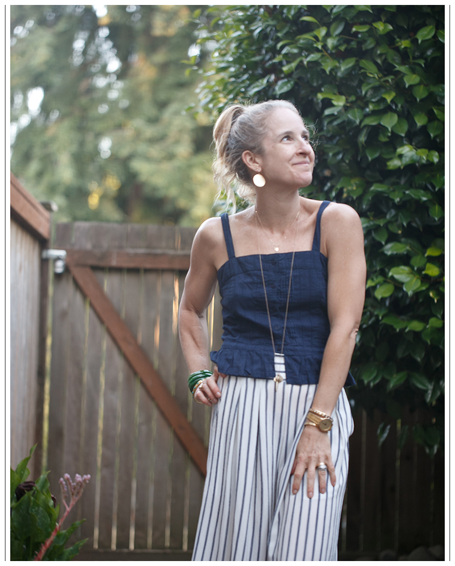 Blog House Of Harlow Boho Top Misa Striped Nikola Palazzo Pants Birkenstock Mayari-2