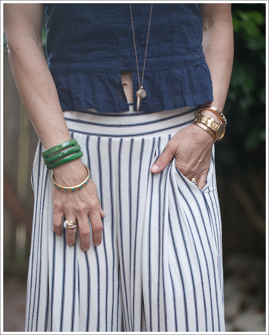 Blog House Of Harlow Boho Top Misa Striped Nikola Palazzo Pants Birkenstock Mayari-3
