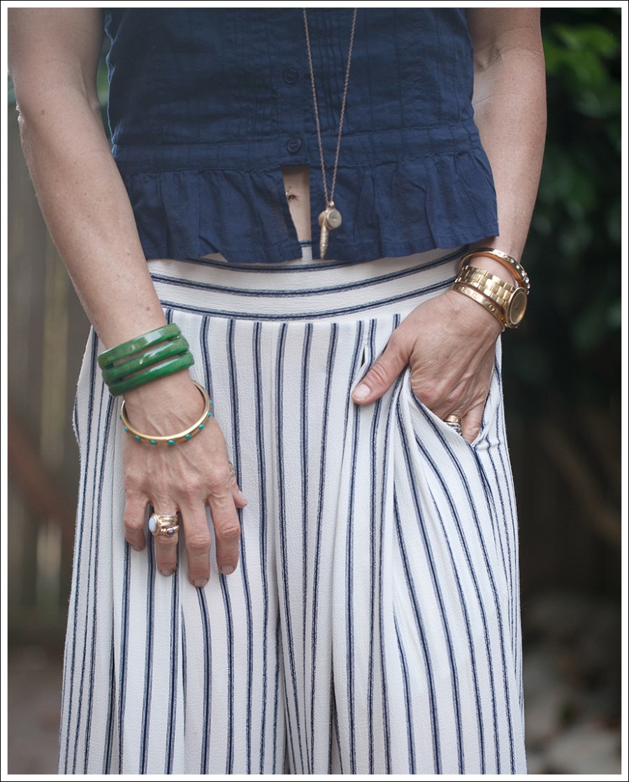 Blog House Of Harlow Boho Top Misa Striped Nikola Palazzo Pants Birkenstock Mayari-3