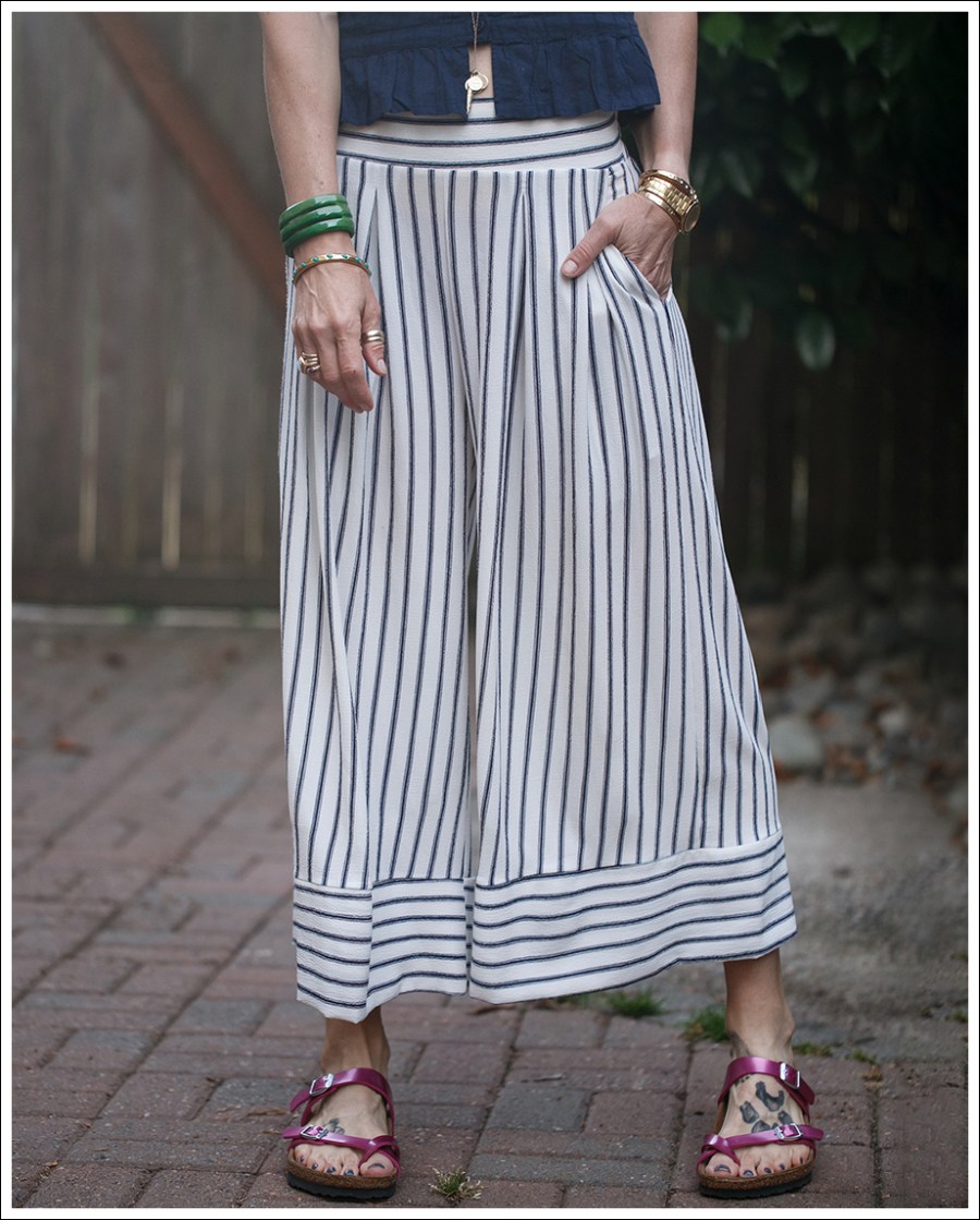 Blog House Of Harlow Boho Top Misa Striped Nikola Palazzo Pants Birkenstock Mayari-4