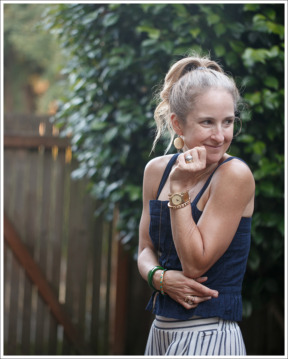 Blog House Of Harlow Boho Top Misa Striped Nikola Palazzo Pants Birkenstock Mayari-6