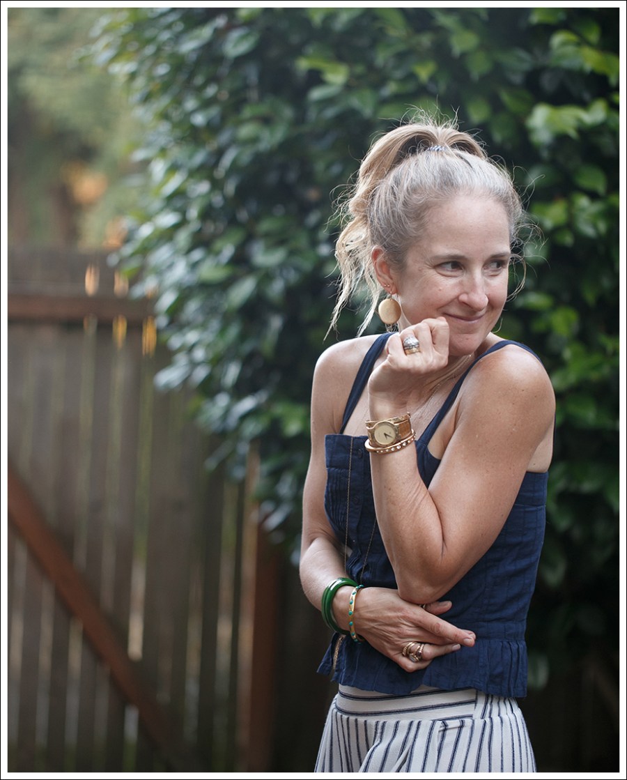 Blog House Of Harlow Boho Top Misa Striped Nikola Palazzo Pants Birkenstock Mayari-6