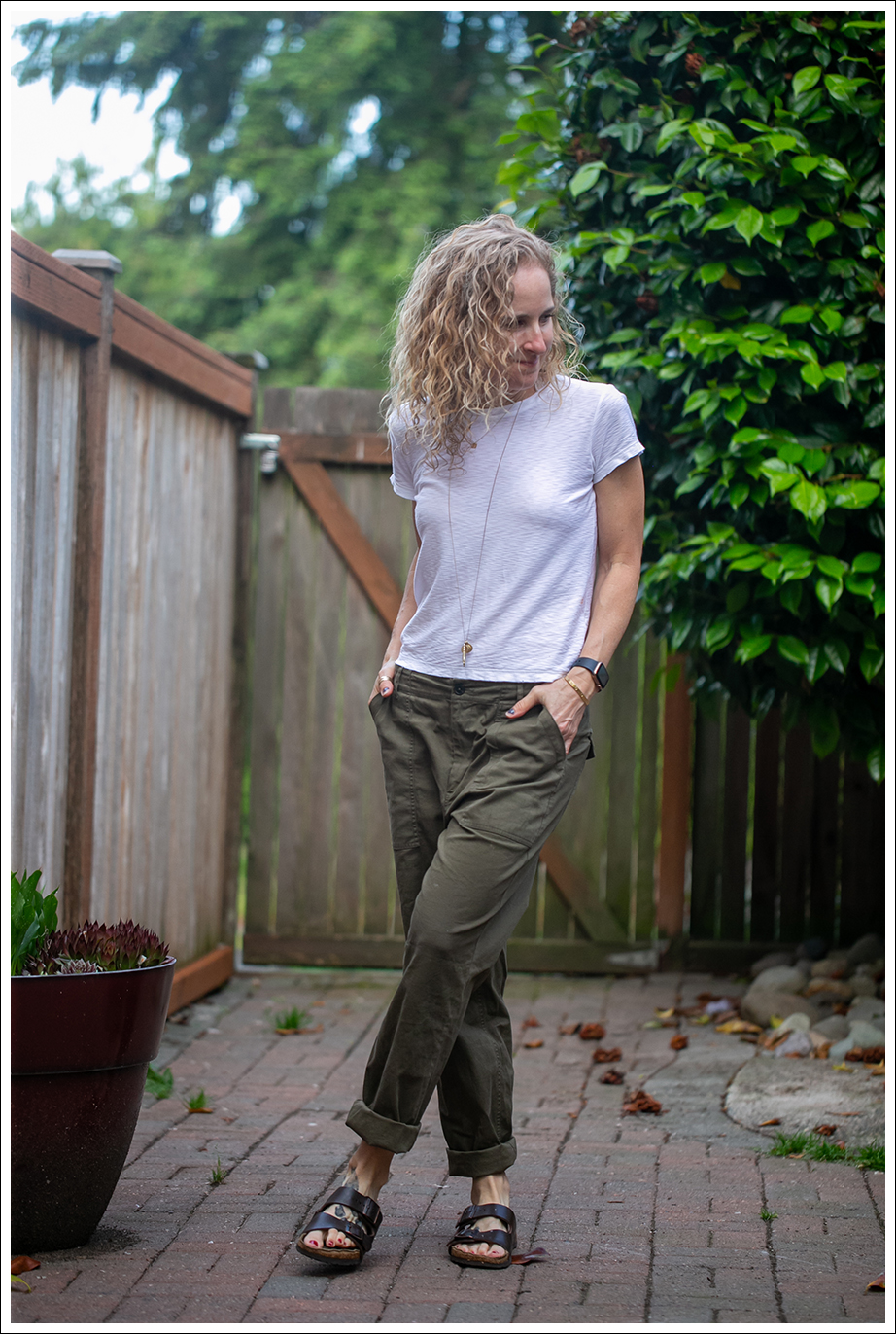 Blog Nation LTD Baby Tee La Vie Rebecca Taylor Army Pants Birkenstock Arizona-2