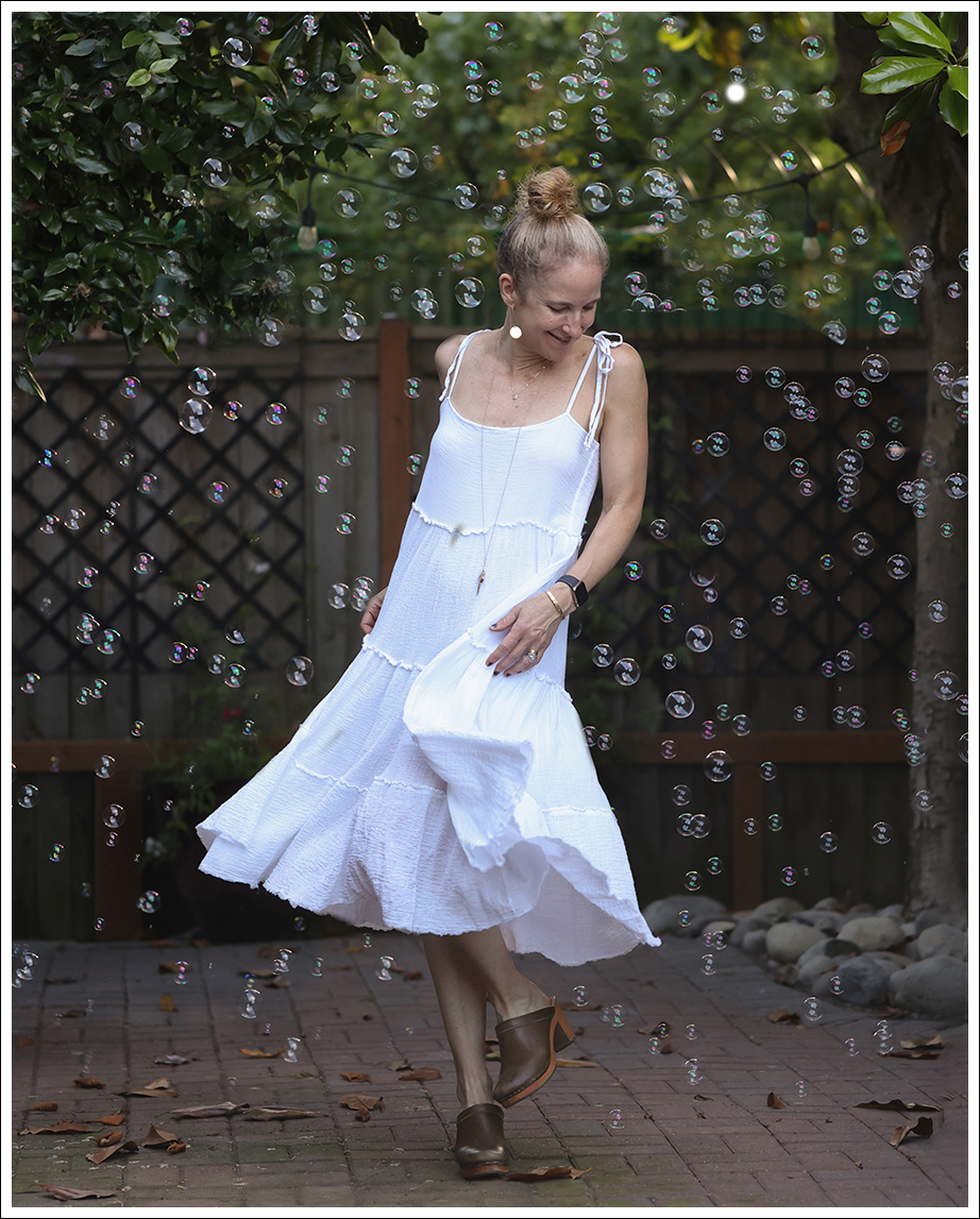 Blog Nation LTD Gianna White Dress Sven Clogs Mayas Last day of 2nd Grade-1