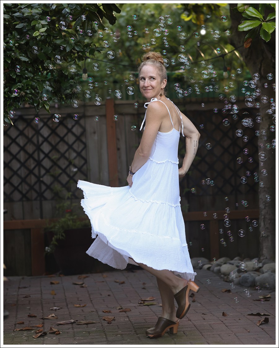 Blog Nation LTD Gianna White Dress Sven Clogs Mayas Last day of 2nd Grade-2