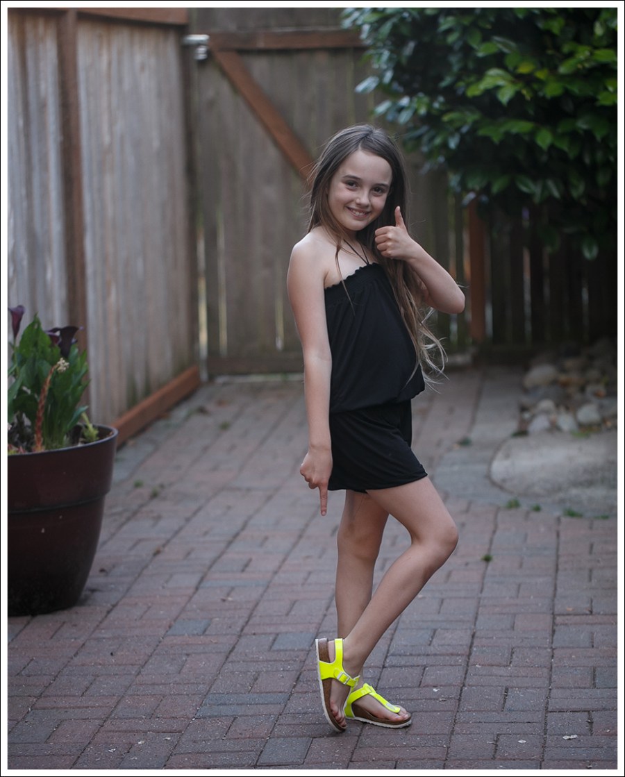 Blog So Nikki Girls Halter Romper Birkenstock Gizeh Kids-10