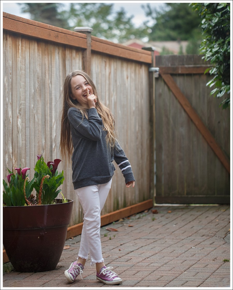 Blog Theory Striped Tee MIH High Waist Crop Flare Yellow Superga-10