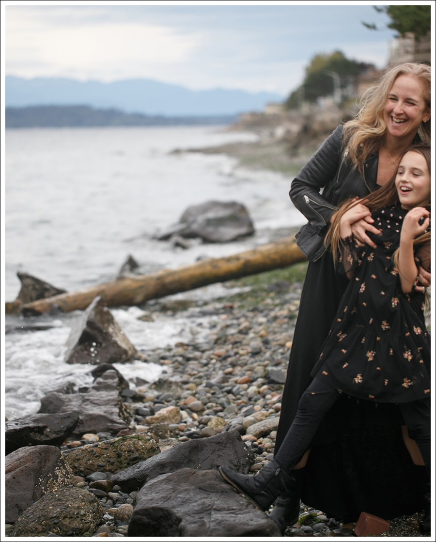 Blog All Saints Leather Moto Jacket Lanston Maxi Dress Frye Veronica Slouch Short Boots On Beach-6