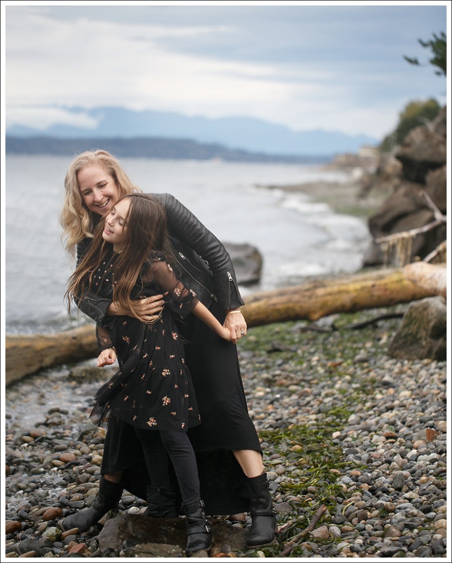 Blog All Saints Leather Moto Jacket Lanston Maxi Dress Frye Veronica Slouch Short Boots On Beach-7