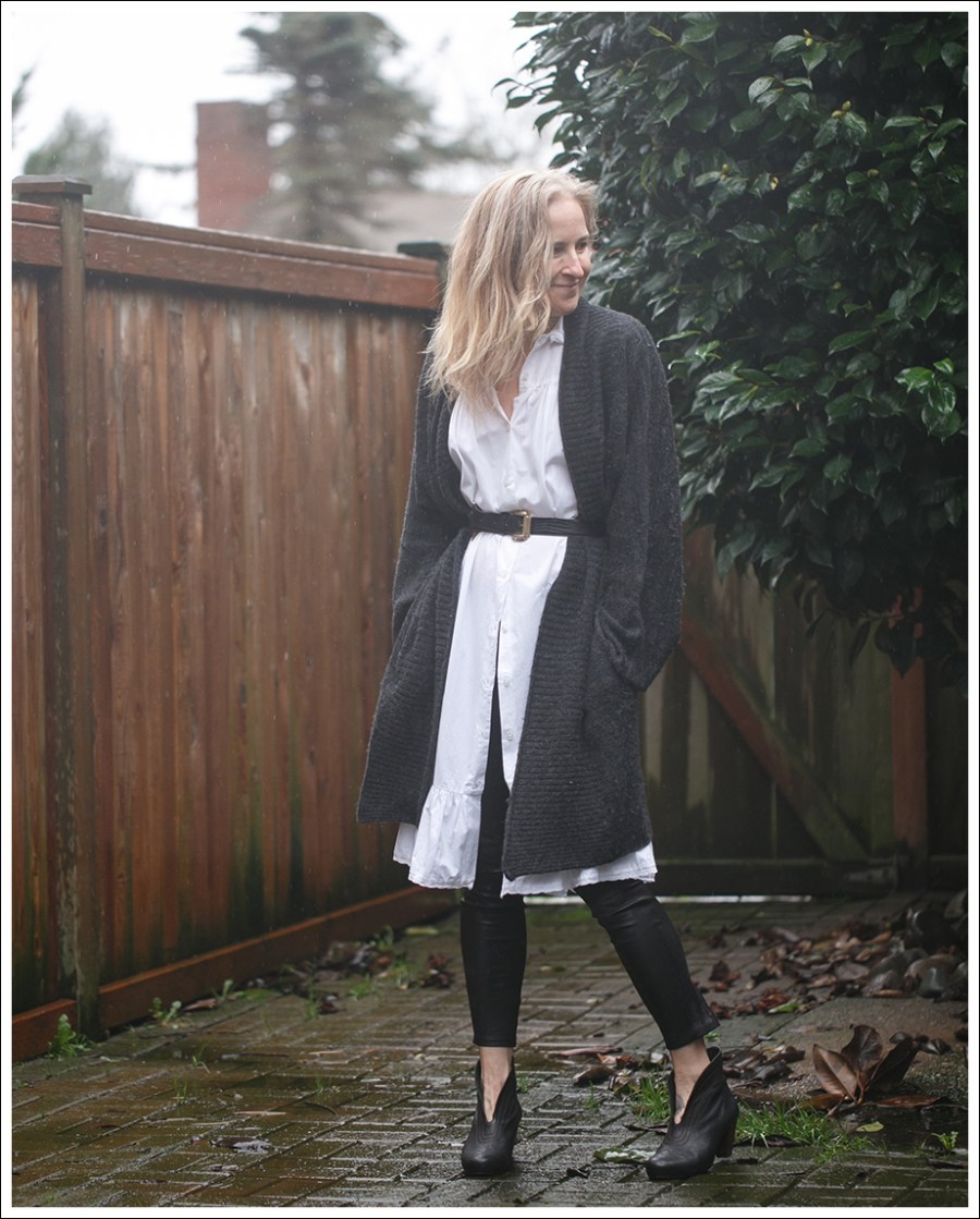 Blog Nation LTD Duster UO White Day Dress Vintage Belt Frye Booties TME Style Challenge-2