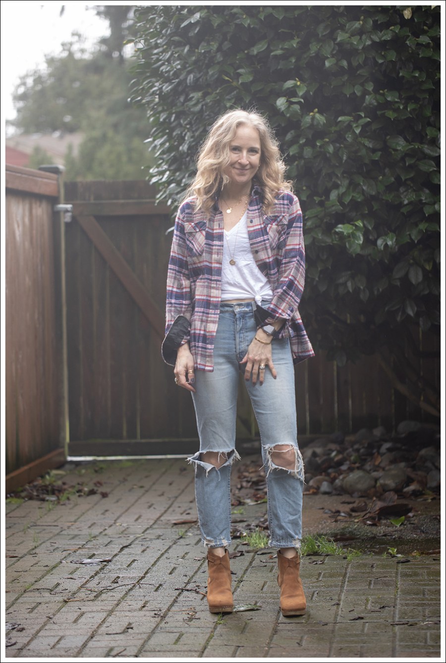 Blog Vintage Flannel Nation LTD Tee Mother Denim TomKat No 6 Store Clog Boots-3