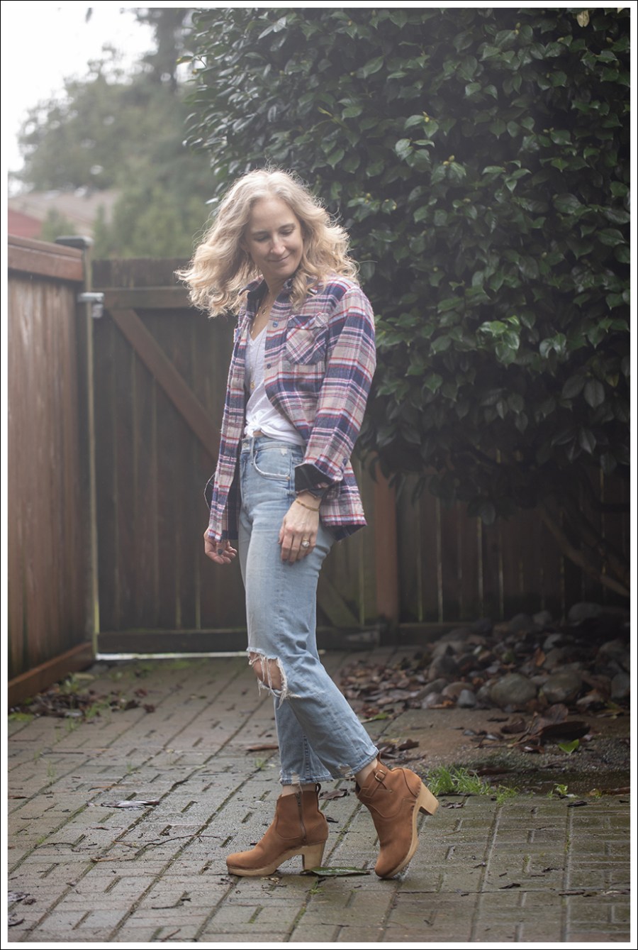 Blog Vintage Flannel Nation LTD Tee Mother Denim TomKat No 6 Store Clog Boots-4