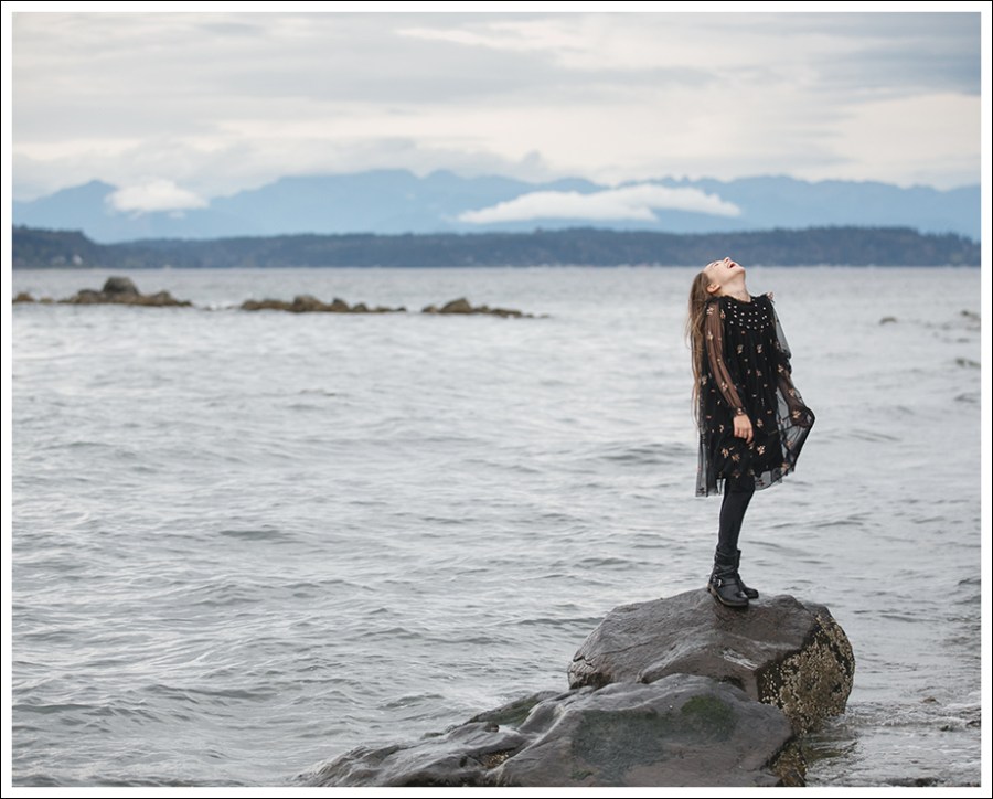 Blog Zara Girls Floral Dress Moto Boots on the Beach-4