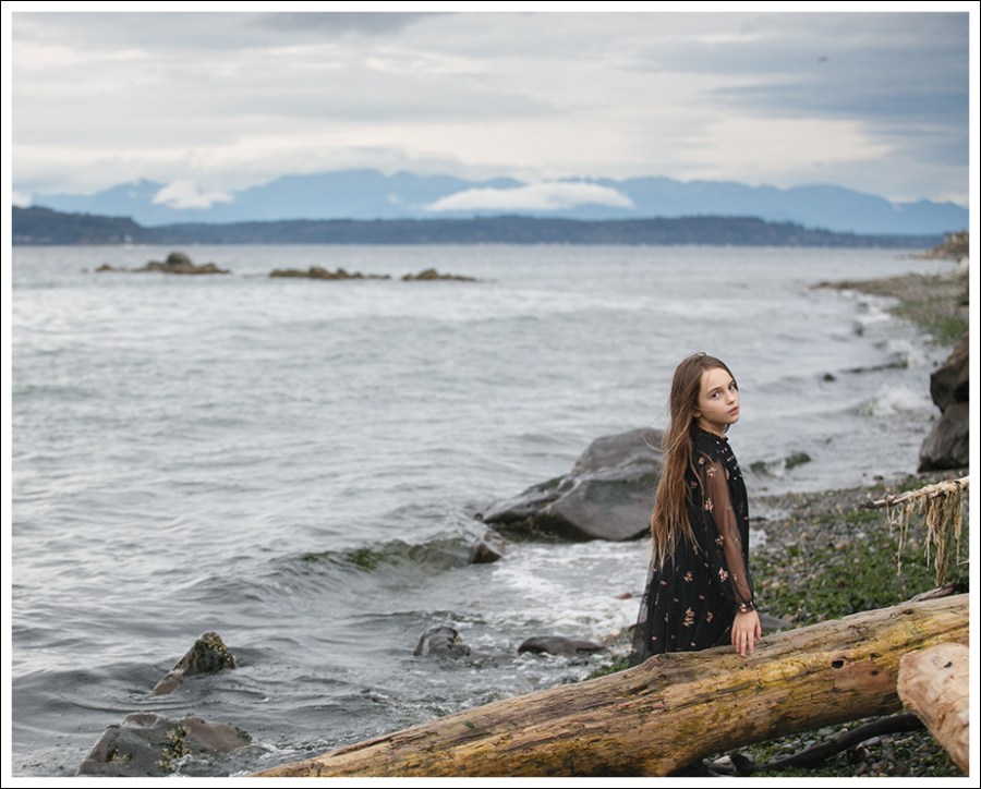 Blog Zara Girls Floral Dress Moto Boots on the Beach-7