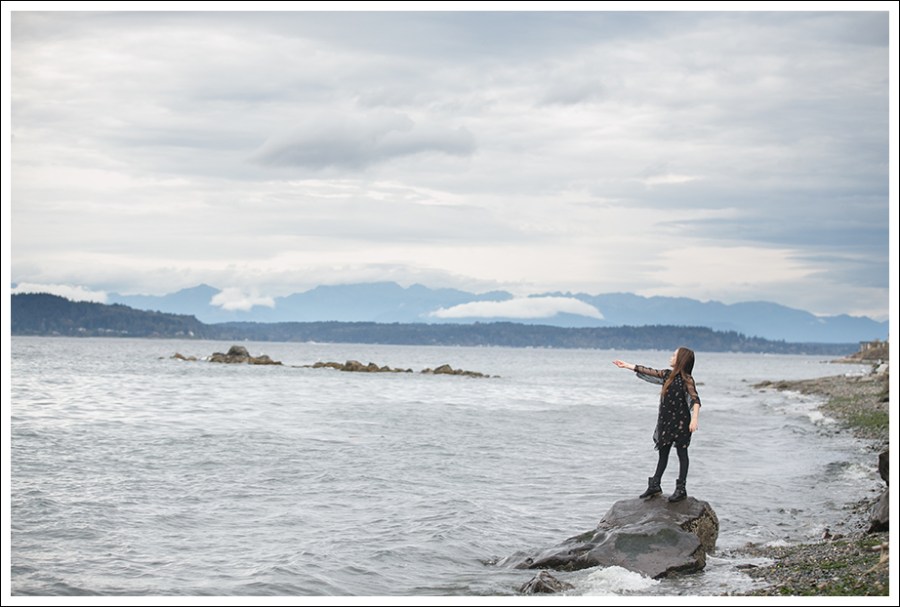Blog Zara Girls Floral Dress Moto Boots on the Beach-8