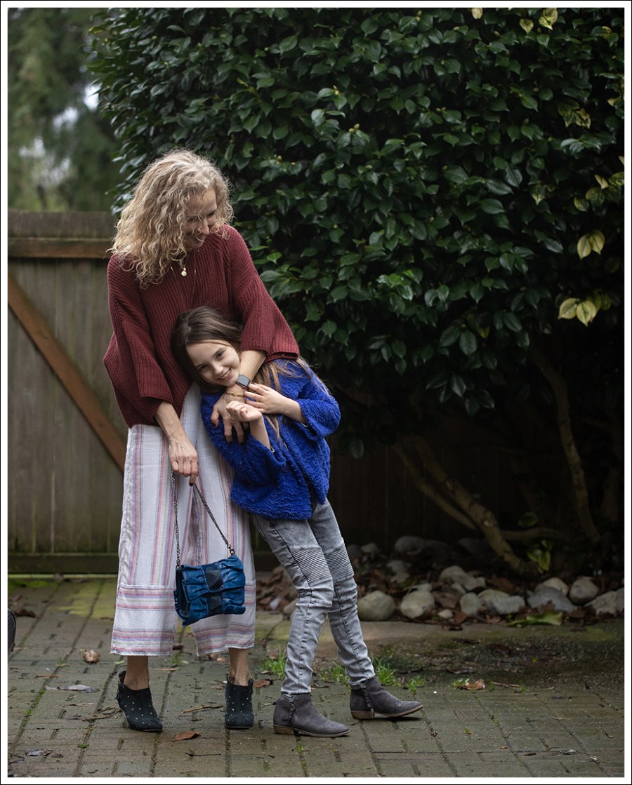 Blog Free People Crop Sweater Amanda Uprichard Colorful Pants Rachel Comey Studded Clogs Be D Blue Suede Purse-7