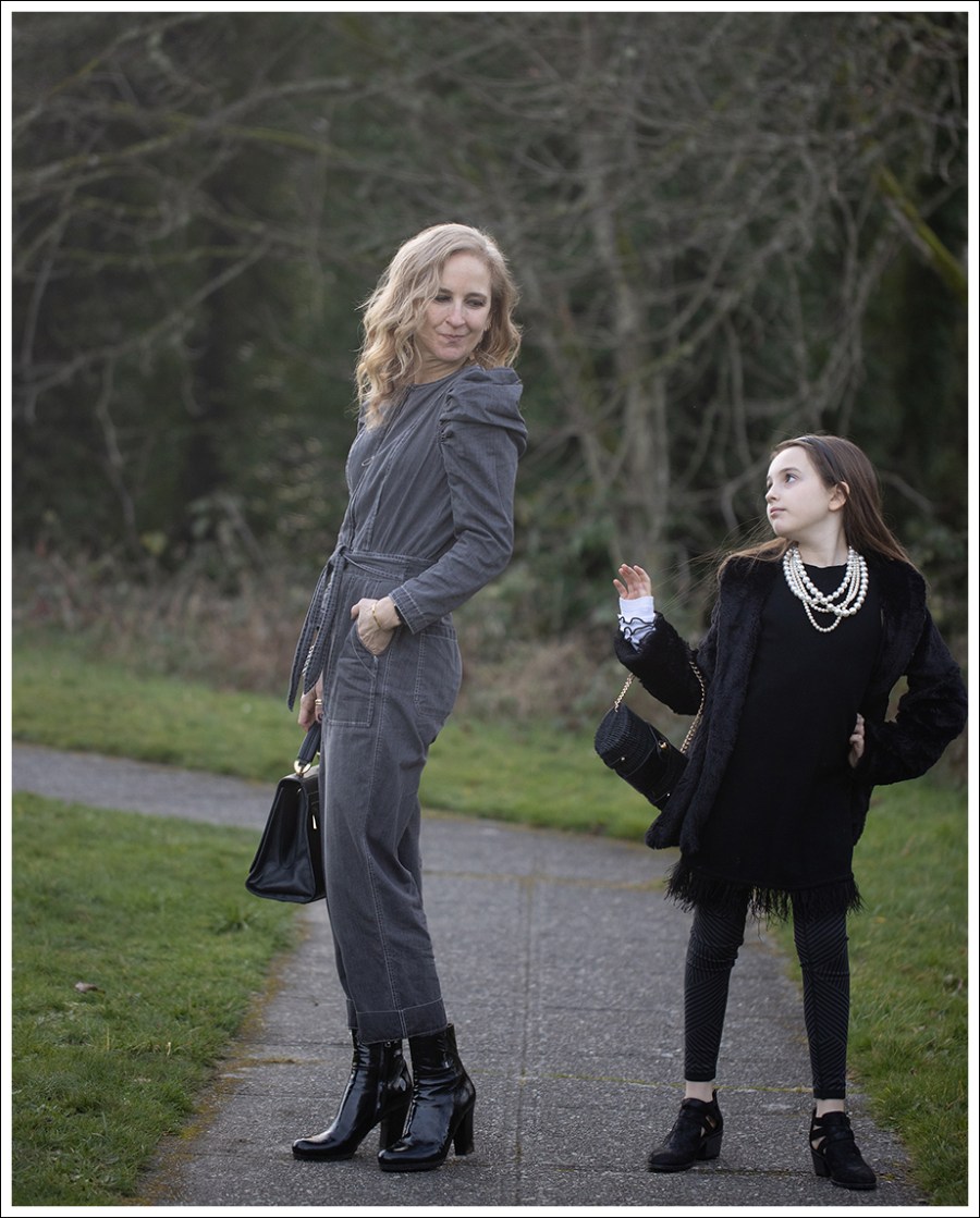 Blog La Vie Rebecca Taylor Jumpsuit Prada Patent Booties Zac Posen Bag-1